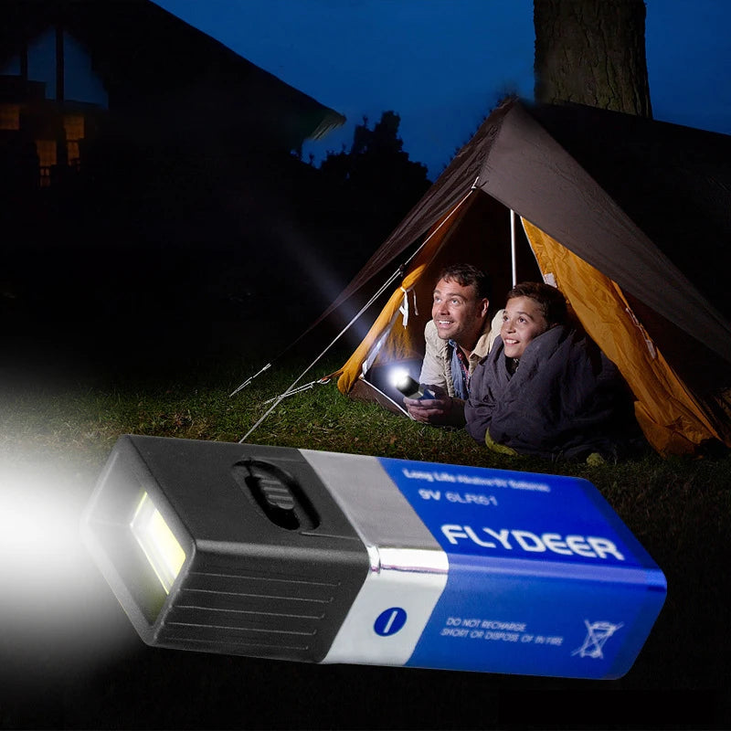 Mini COB LED Key Light | 9V Battery Powered Pocket Work Light