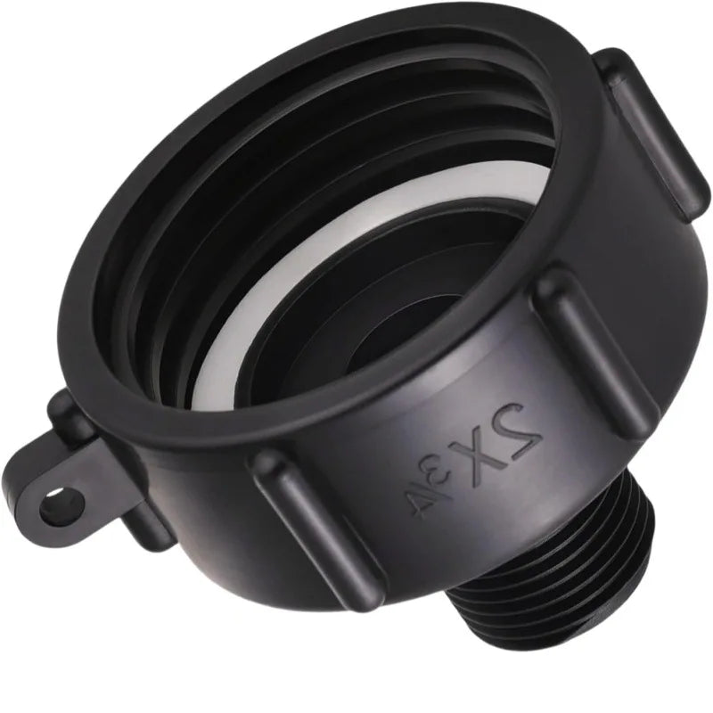 IBC Tank Adapter 2" Fine to 3/4" Garden Hose Thread Fitting