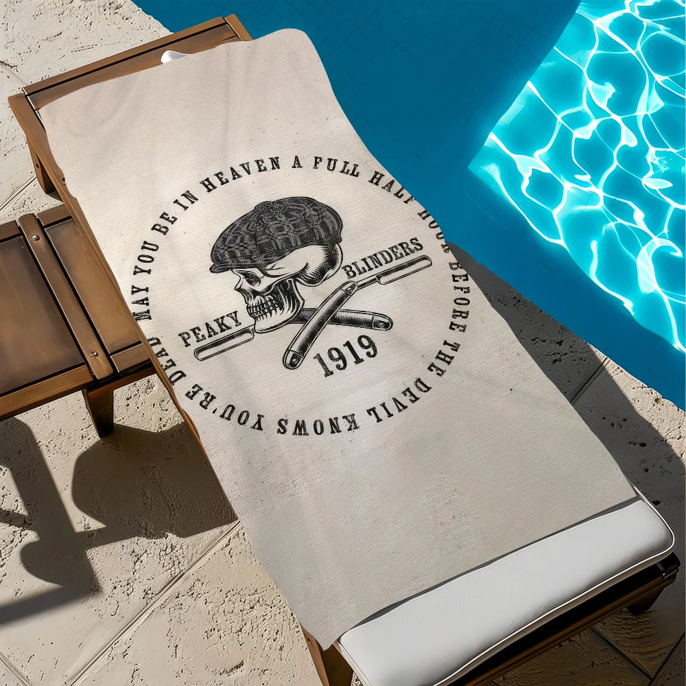 Peaky Blinders Quick-Dry Beach Towel | Soft Pool & Travel Towel