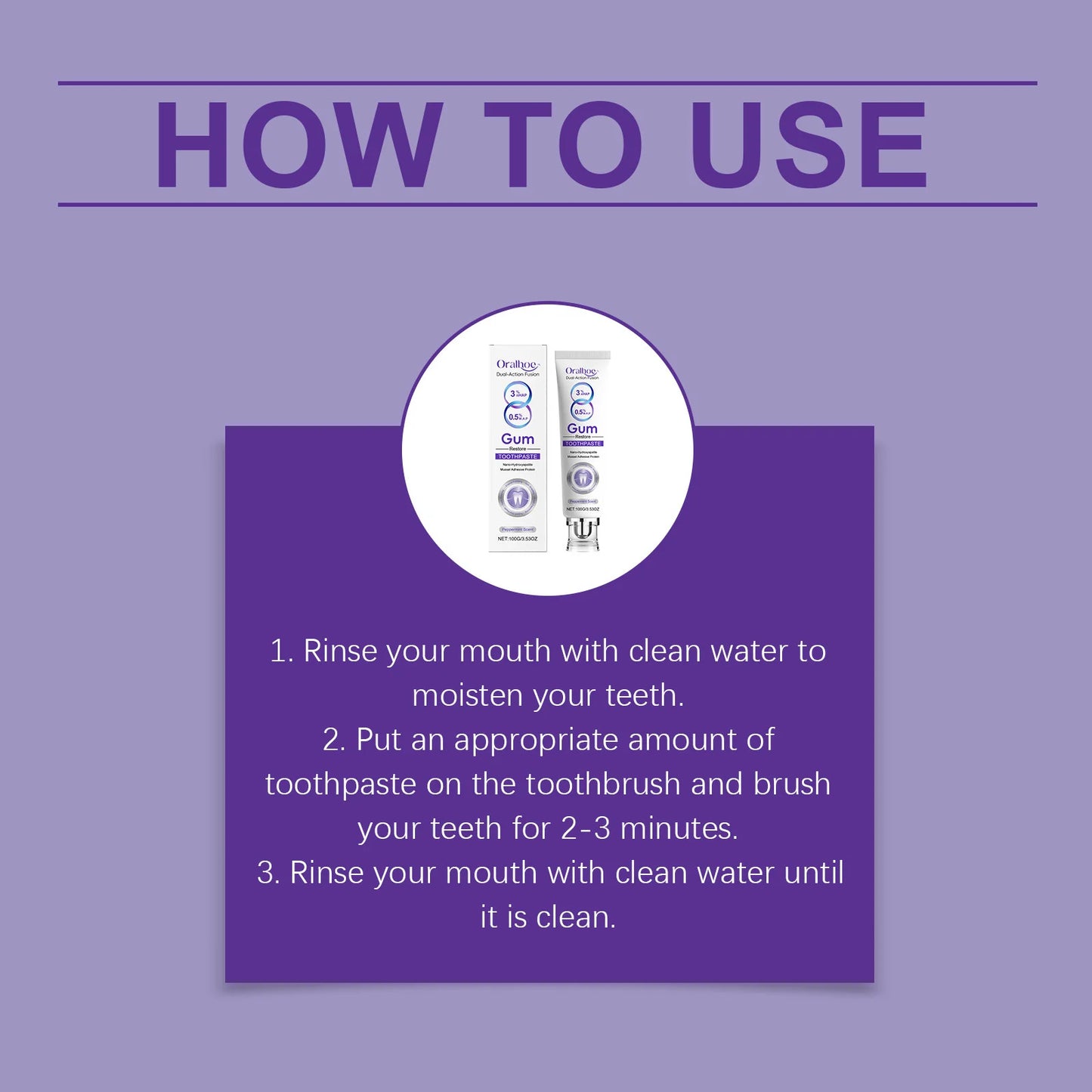 Nano Hydroxyapatite Toothpaste Restores White Teeth Alleviate Gum Bleeding Reduce Plaque Remove Oral Odor Gum Repair Toothpaste Peaceful Pleasures Health and Wellness