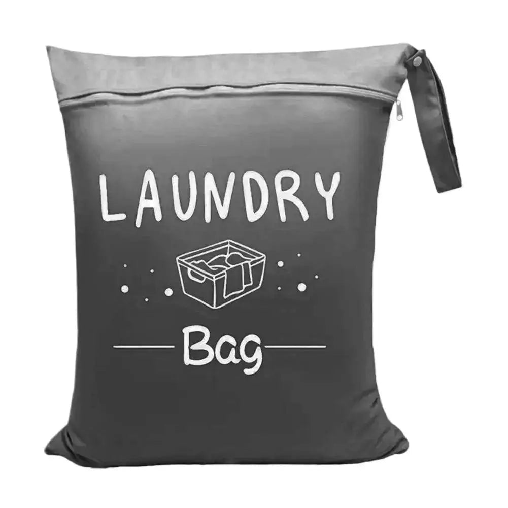 Waterproof Travel Laundry Bag – Wet Dry Organizer with Zipper