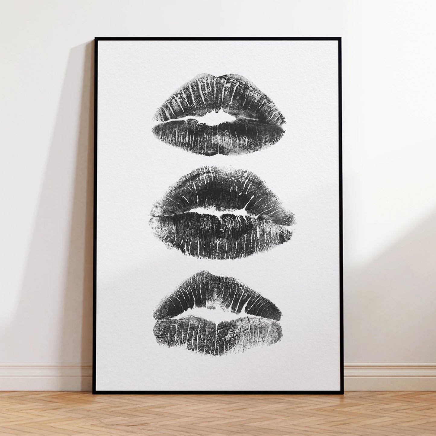Billiards 8-Ball Cheetah Lip Canvas Wall Art | Home Decor