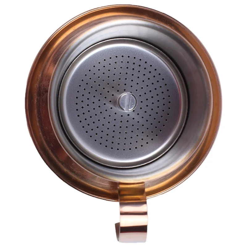 A36T-2X Vietnamese Coffee Filter Single Cup Vietnam Hand Punch Pot Drip Filter Vietnamese Coffee Drip Filter Cup Rose Gold Peaceful Pleasures Health and Wellness