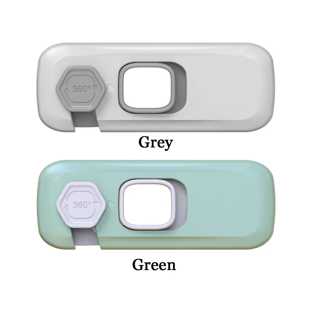 Child Proof Cabinet Locks Safety Buckle Anti Pinch Hand for Refrigerator Drawer Opposite Door Cabinet Closing Baby Protectionn Peaceful Pleasures Health and Wellness
