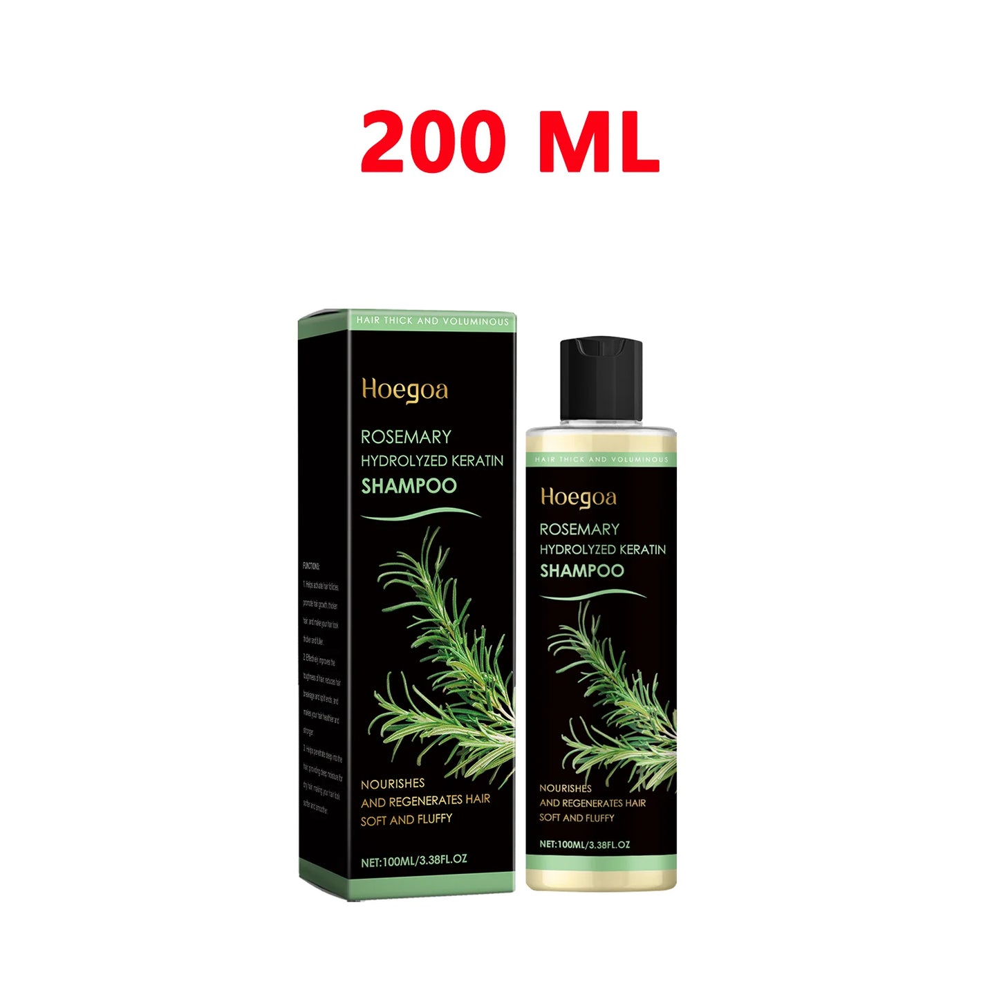 HOEGOA Rosemary Oil Shampoo for Hair Growth & Thinning