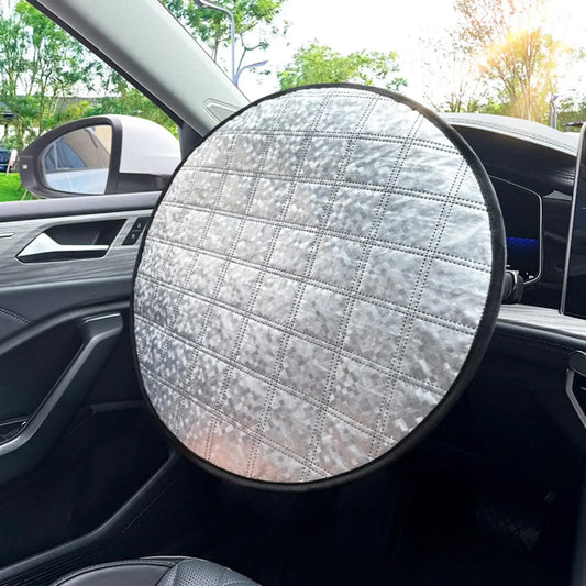Car Steering Wheel Sun Shade Cover – UV & Heat Shield Steering Wheel Cover Oasis Select
