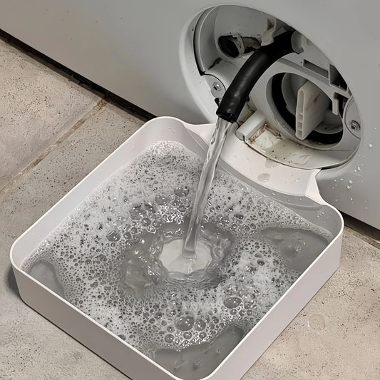 Washing Machine Drain Tray Water Catch Box Leak Proof Pan Drum Washer Peaceful Pleasures Health and Wellness