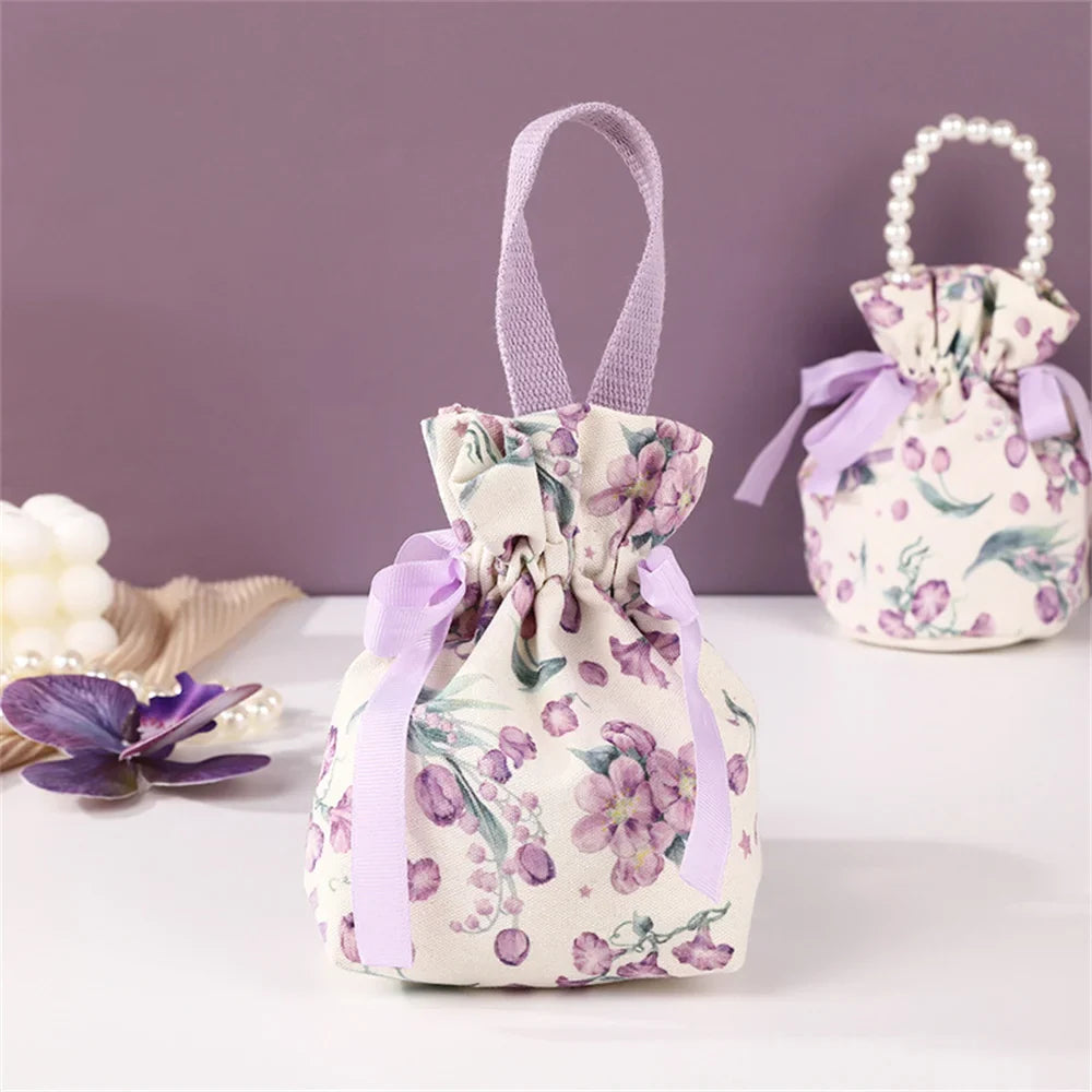 Canvas Drawstring Candy Gift Bags – Wedding & Party Favours