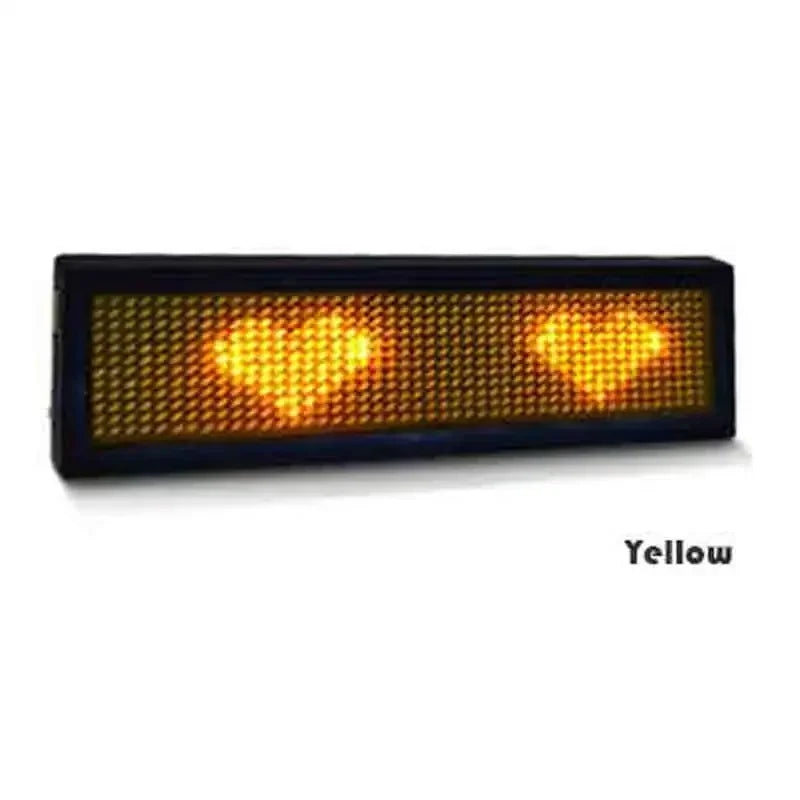 Bluetooth Programmable LED Name Tag | Scrolling Message Badge