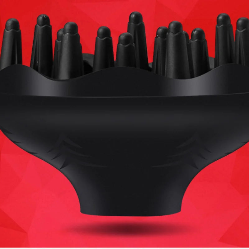 Curly Hair Funnel Shape Durable Care Nylon Styling Accessory Multifunction Hairdressing Hairdryer Diffuser Nozzle Salon Cover Peaceful Pleasures Health and Wellness