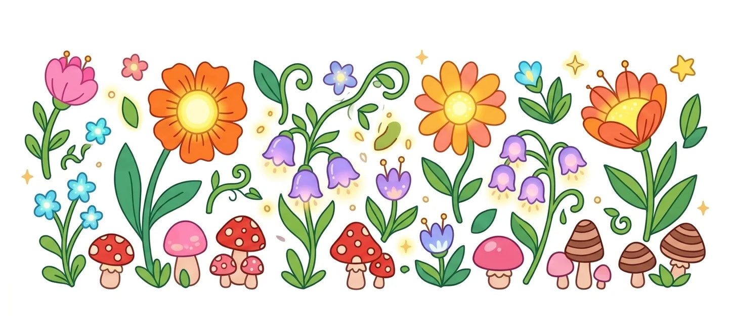 UV DTF Spring Floral Cup Wrap Stickers | Waterproof DIY Decals