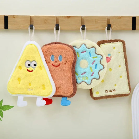 Cute Cartoon Hanging Hand Towels – Kitchen & Bathroom Hanging Hand Towel Peaceful Pleasures Health and Wellness