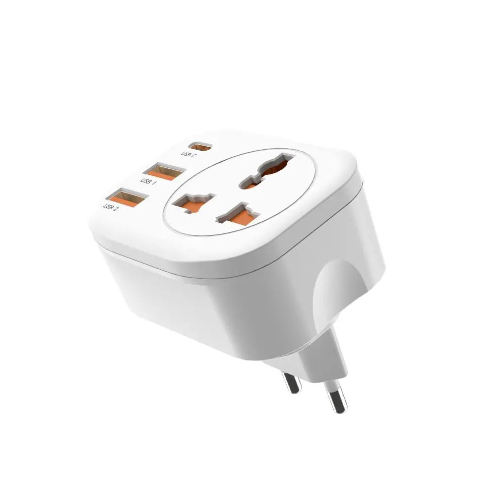 2500W Fast Charging Multi Socket Type C Standard Plug Power Socket UK Plug EU Plug Wall Socket Extender Phone Peaceful Pleasures Health and Wellness