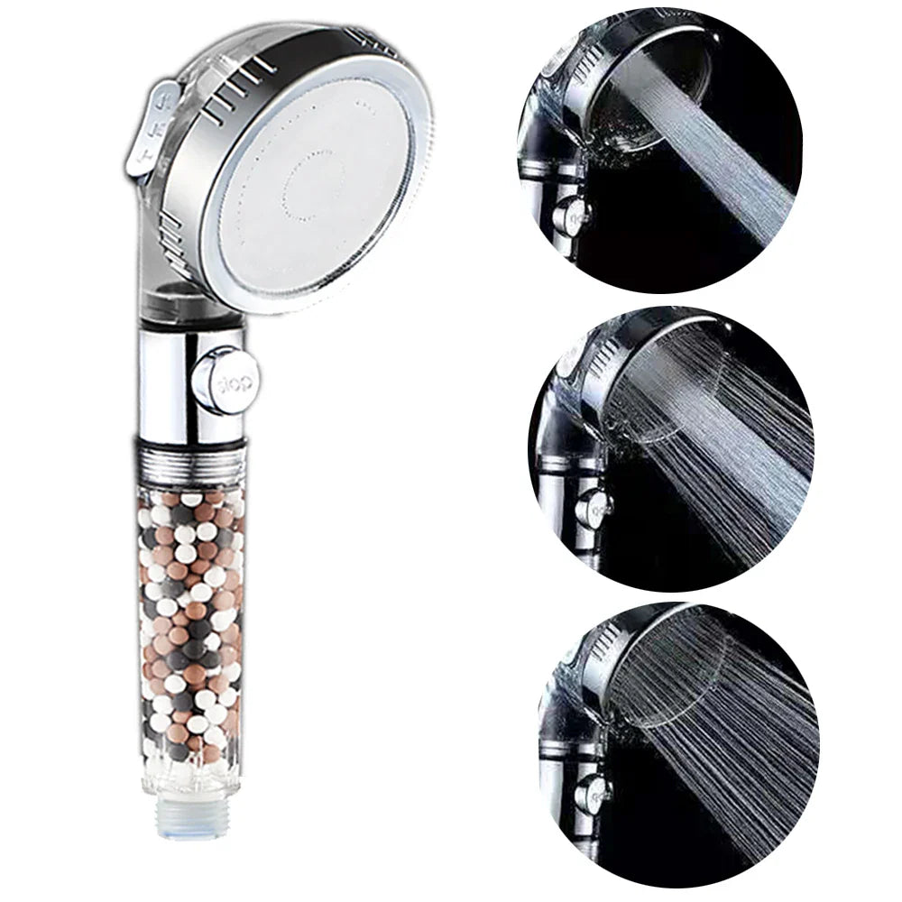 360° Rotating High-Pressure Water-Saving Rain Shower Head