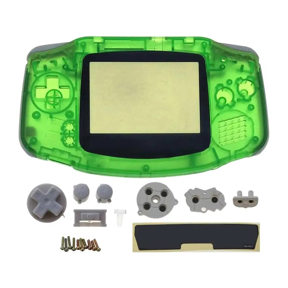 GBA Replacement Shell Kit | Custom Transparent Game Boy Advance Case