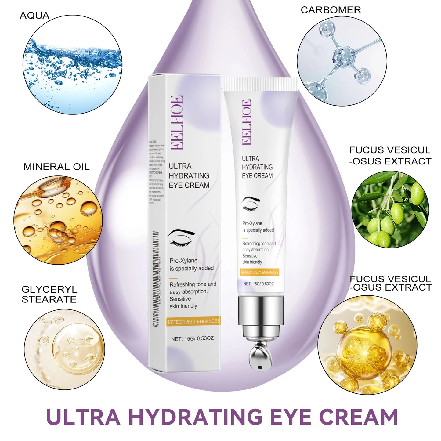 Ultra Hydrating Eye Cream – Dark Circles, Puffiness & Wrinkles