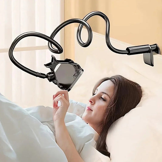 Flexible Gooseneck Phone Holder | Long Arm Bedside Clamp Mount Phone Clamp Mount Peaceful Pleasures Health and Wellness