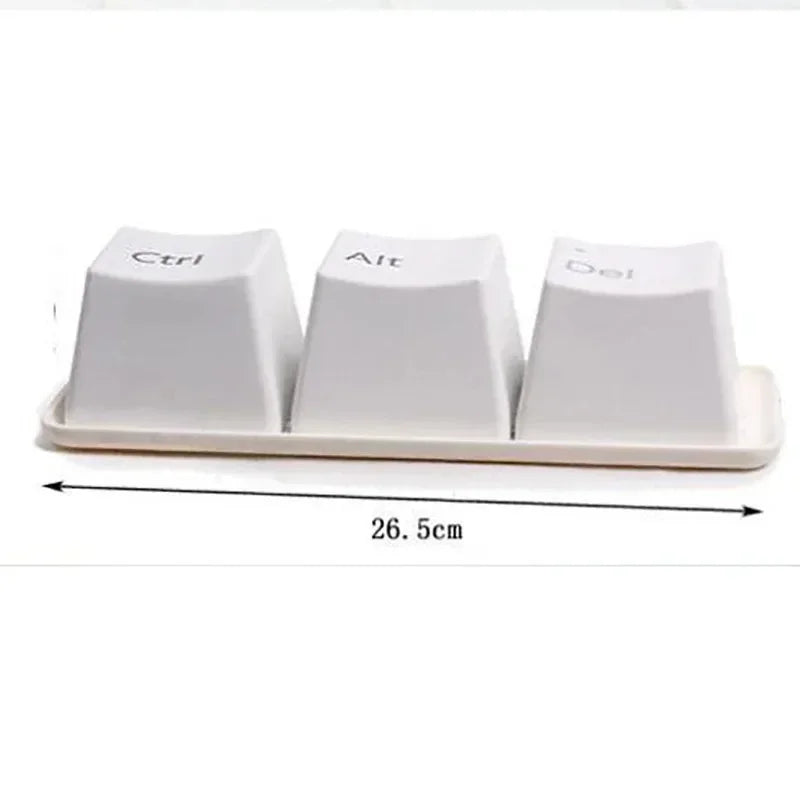 Creative Keyboard Tea Cup Office Coffee Cup Black Ctrl Del Alt Key Mug Peaceful Pleasures Health and Wellness