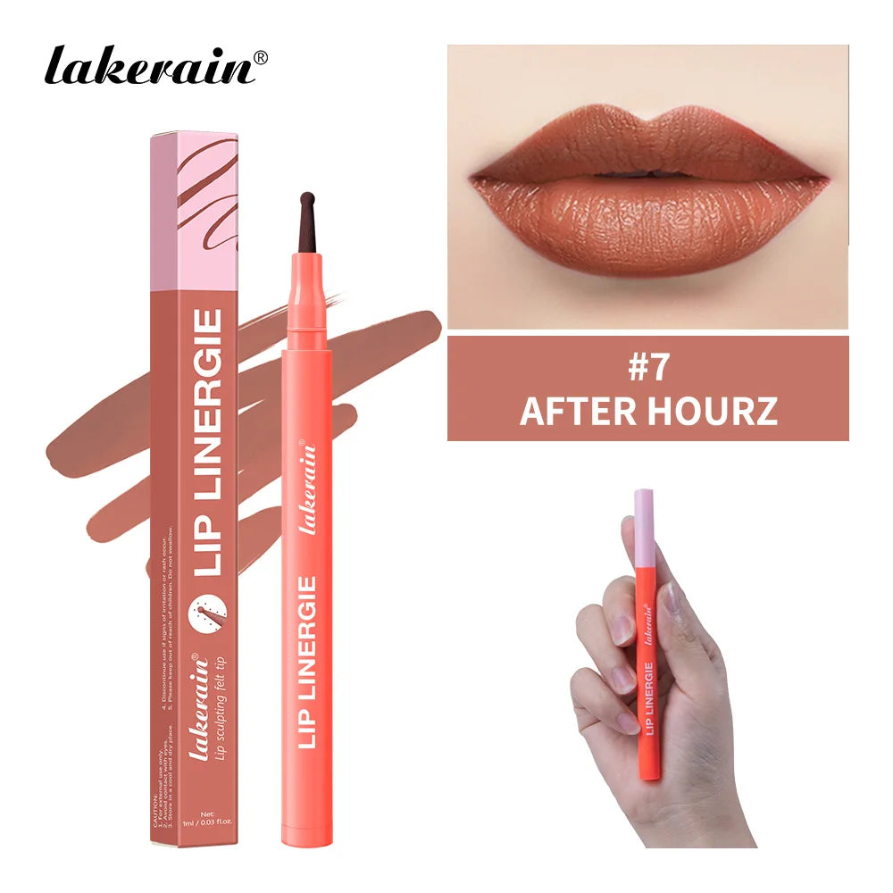2-in-1 Dual-Tip Lip Contour Stain Pen | Smudge-Proof & Moisturizing