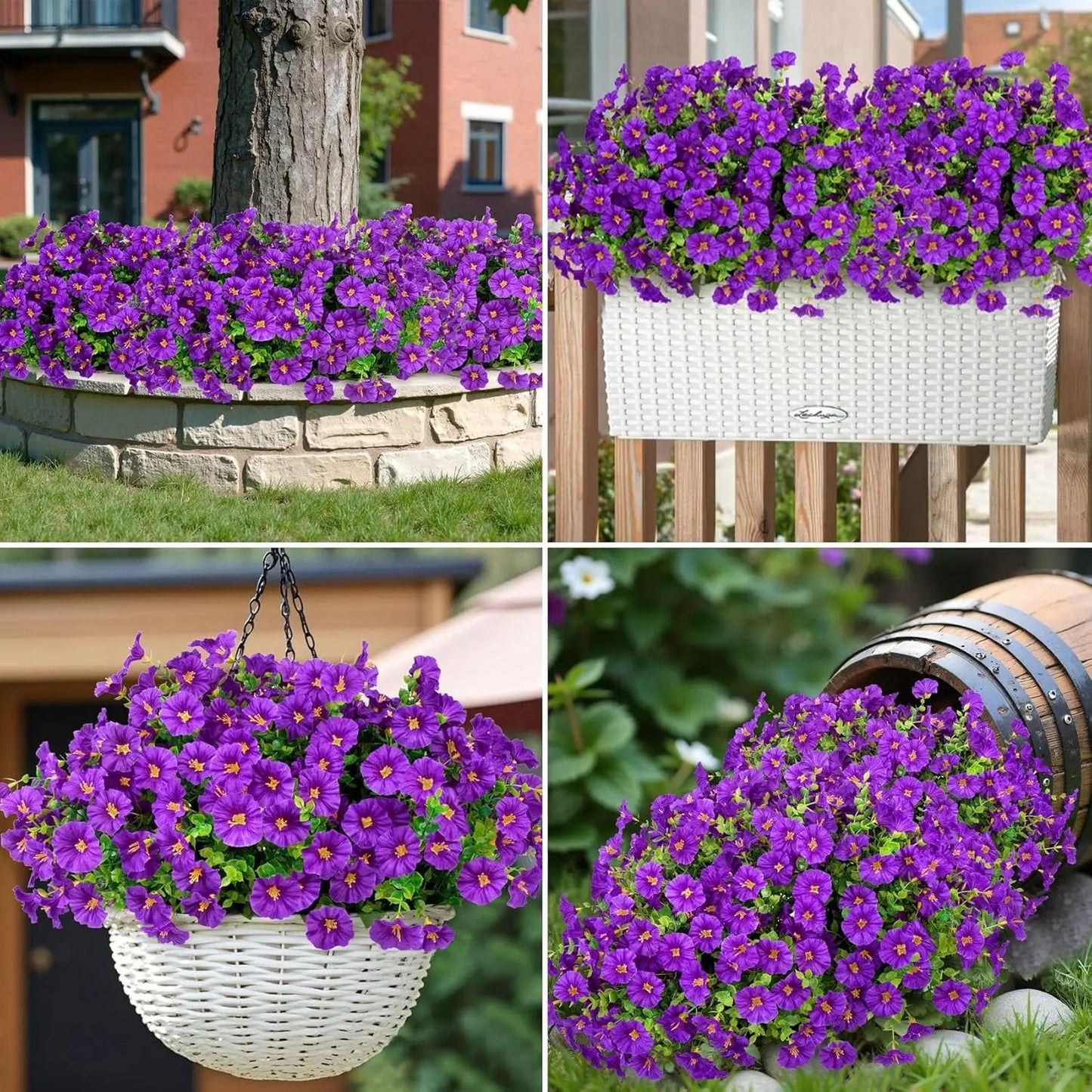 Silk Hydrangea Rose Artificial Flower String 75cm – Home Décor