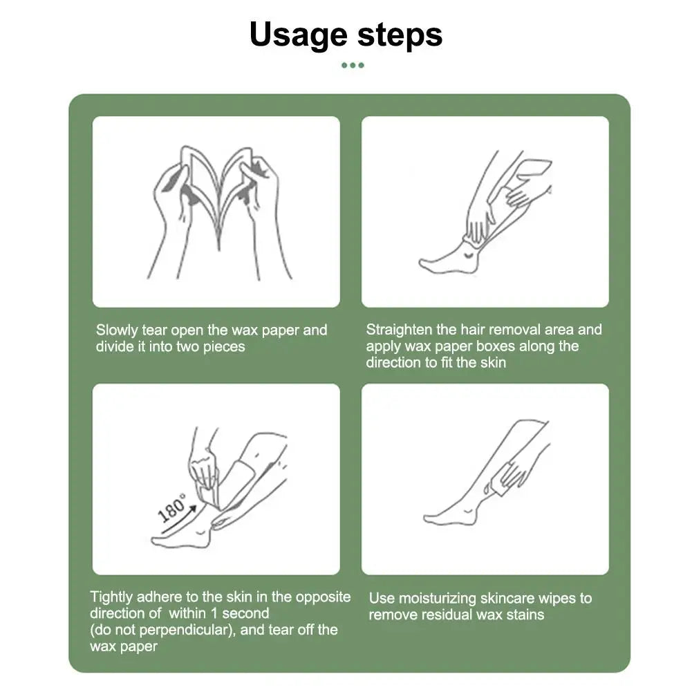 Professional Hair Removal Wax Strips for Smooth Skin Peaceful Pleasures Health and Wellness
