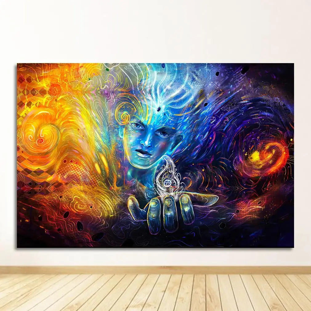 Life Modular Pictures Modern Home Decoration Wall Art Canvas Prints Painting Bedroom Poster Alex Grey Psychedelic Trippy Tree Peaceful Pleasures Health and Wellness
