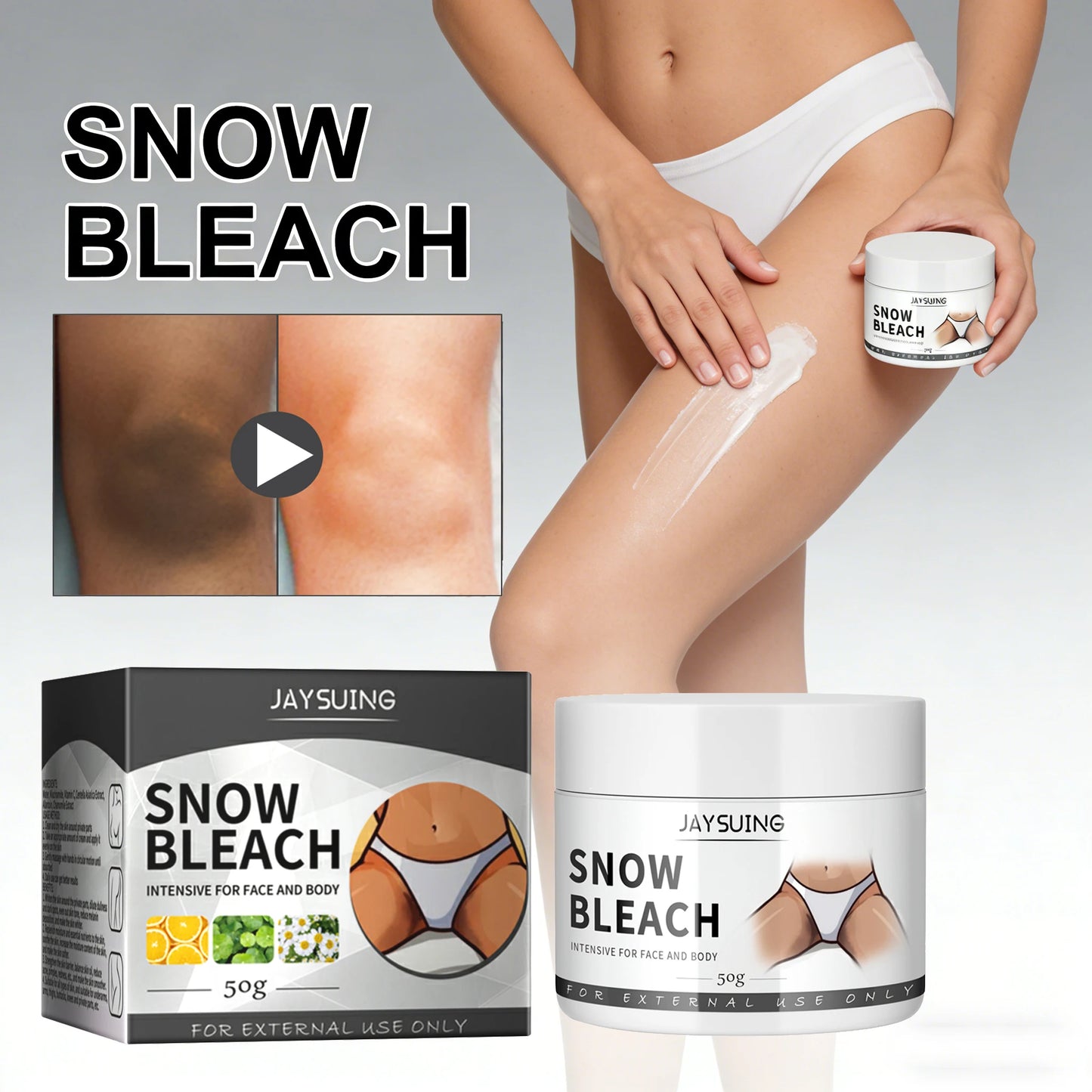 Brightening Body Cream – Elbows, Knees & Underarms 50g