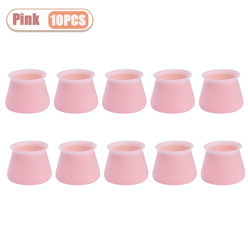 Silicone Chair Leg Caps – Non-Slip Floor Protectors 10–40 PCS