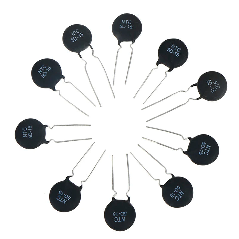 New 10pcs 5D-15 NTC 5D-15 Thermistor 5D-15 NTC 5D-15 Thermistor Peaceful Pleasures Health and Wellness 10pcs One Size