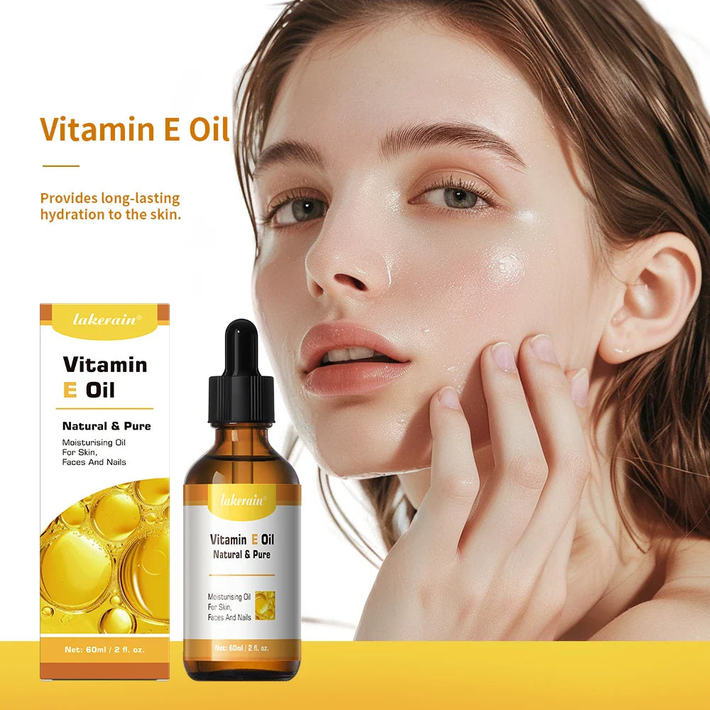 Natural Vitamin E Oil Blend – Hexane-Free Face & Body Serum
