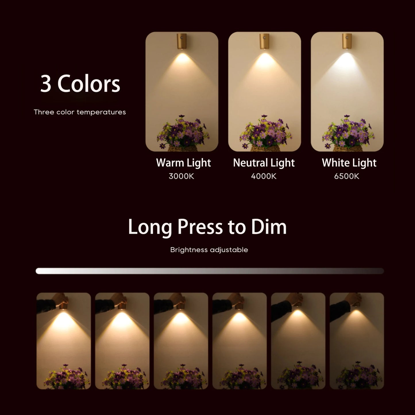 USB Charging Magnetic Induction Door Human Sensing Spotlights Lamp The Atmosphere Aisle Decorative Door Wall Lamp Peaceful Pleasures Health and Wellness