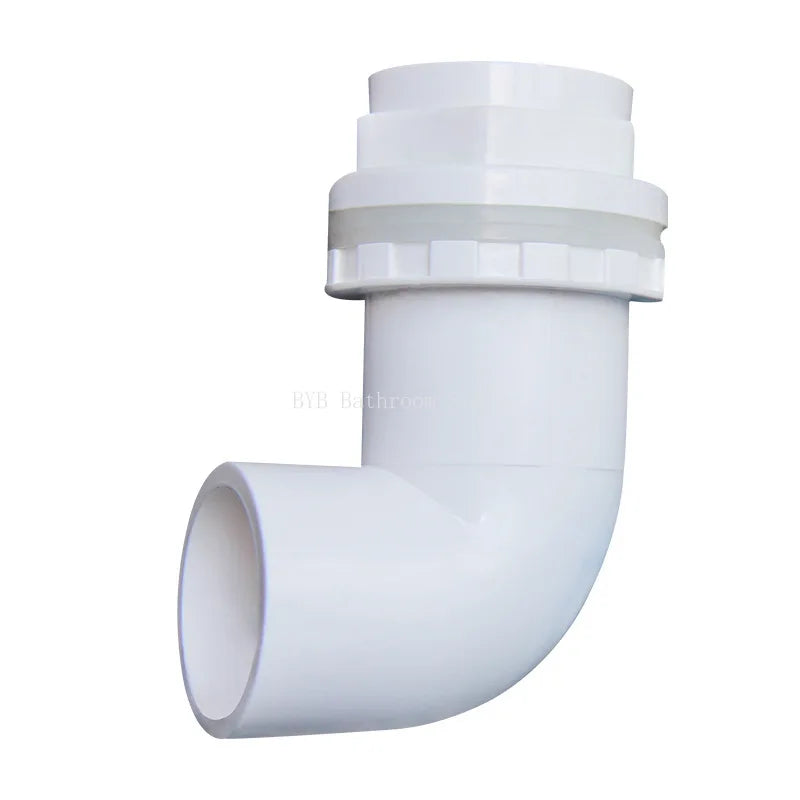 5-Pack PVC Aquarium Elbow Drain Connectors 20–50mm Fish Tank