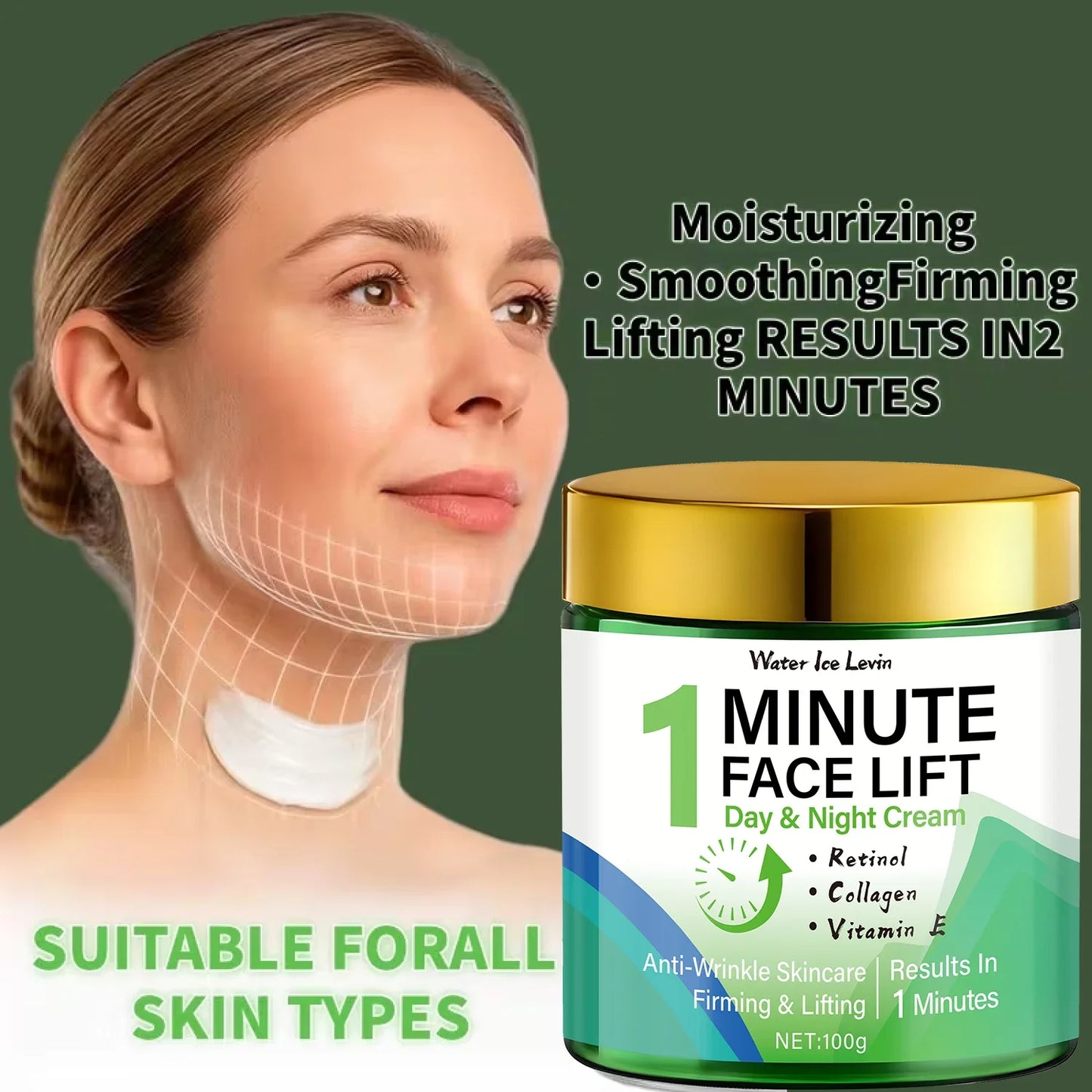 Retinol & Collagen Face Lift Day & Night Cream – Firm & Hydrate