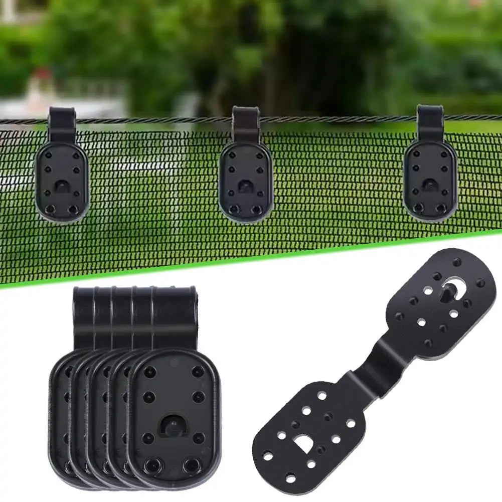 50Pcs Shade Cloth Clips Outdoor Lock Grip Plastic Clips Sunshade Netting Fastener Clamps Greenhouse Garden Net Fixing Peaceful Pleasures Health and Wellness