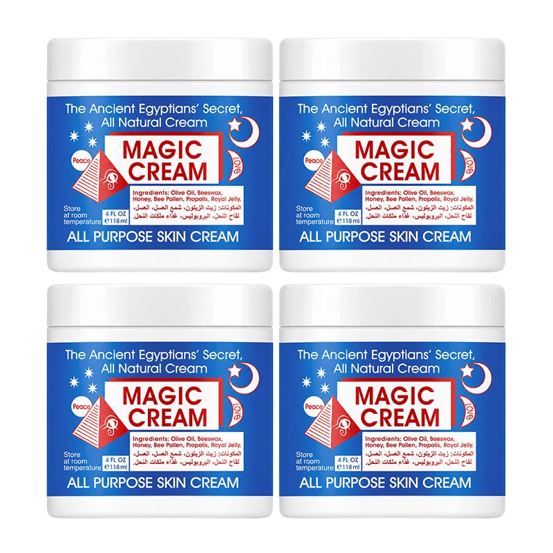 Magic Facial Lifting Cream:Face Moisturizing,Anti Sagging Hydrating & Locks in Moisture & Whitening Formula for All Skin Types Peaceful Pleasures Health and Wellness 4pcs 118ml