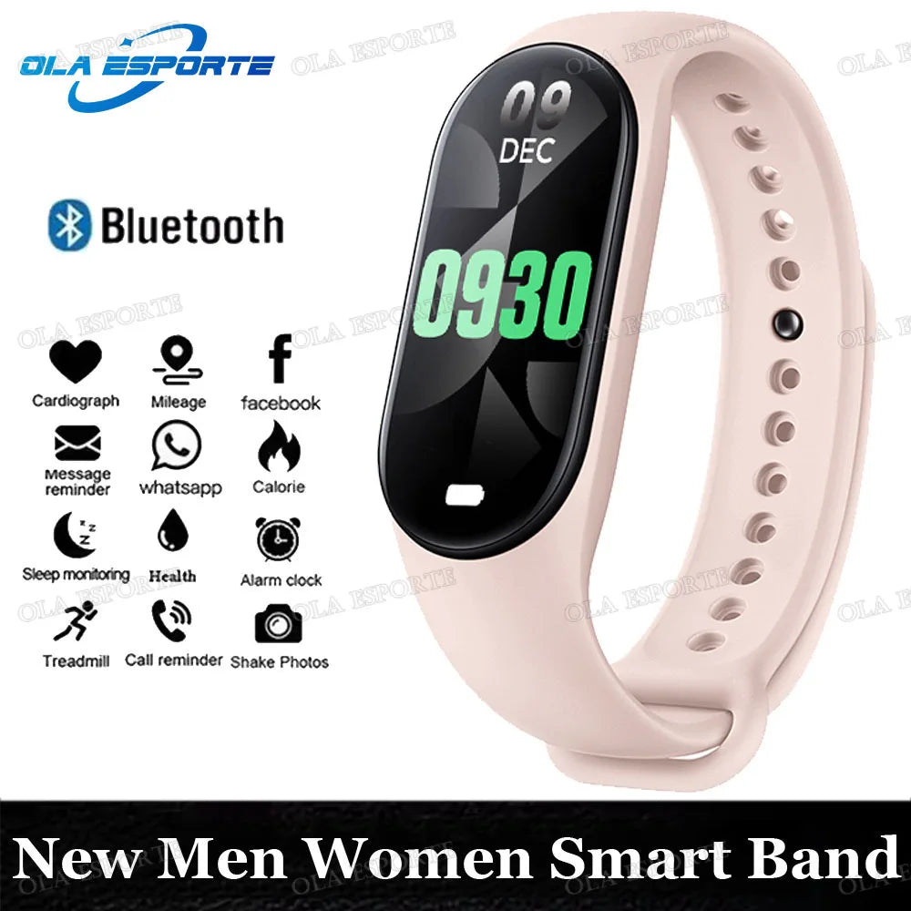 Smartwatch New 2025 Men Women Smart Band Sleep Heart Rate Monitoring Smart Watch Bluetooth Call 100+Sports IP68 Waterproof Watch Peaceful Pleasures Health and Wellness Pink