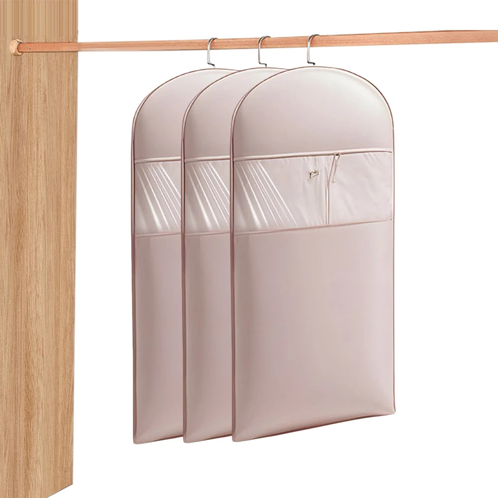 Hanging Garment Bag Self-Compression Zipper | Space Saving Coat