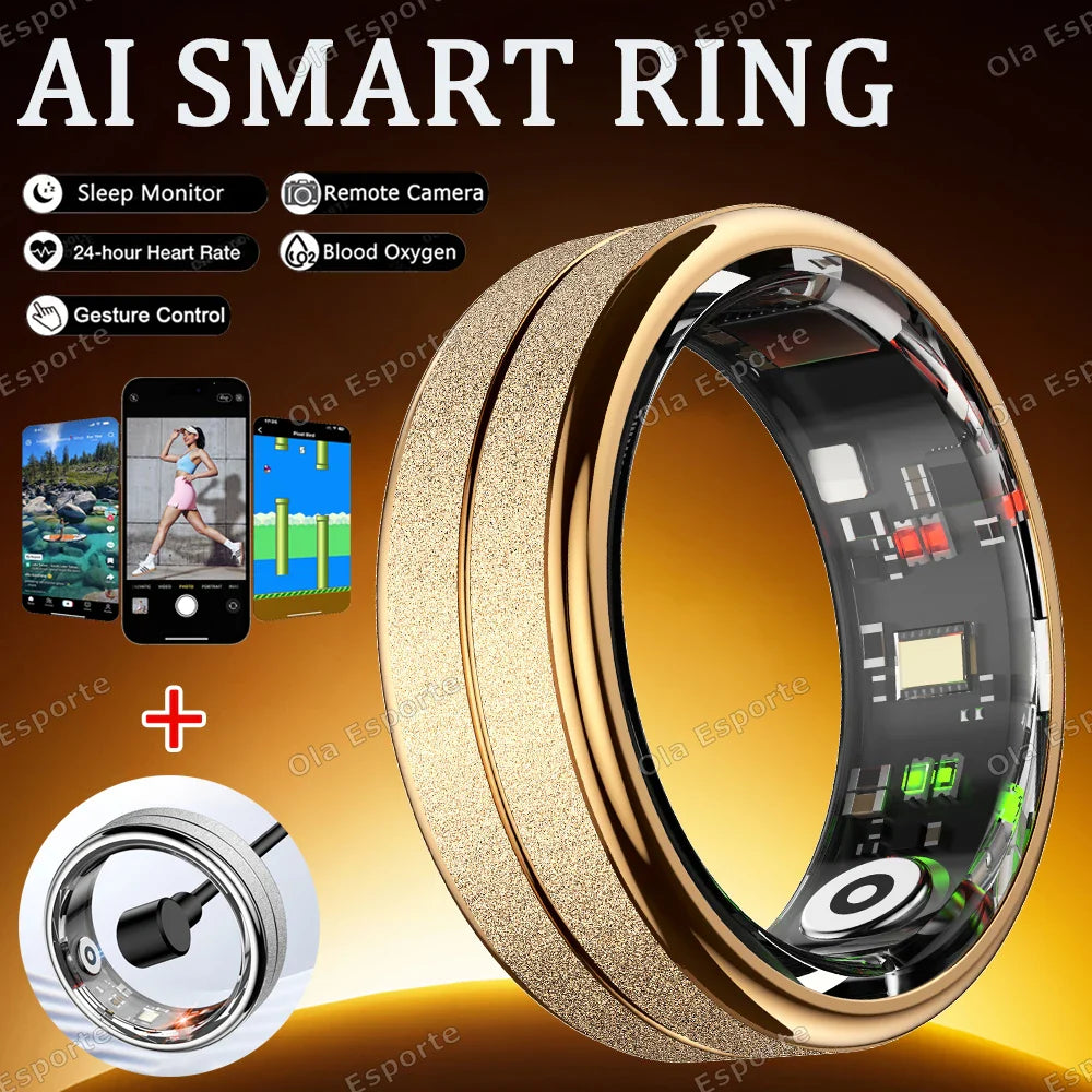 Ola Esporte Smart Ring – AI Health, Sleep & Gesture Control