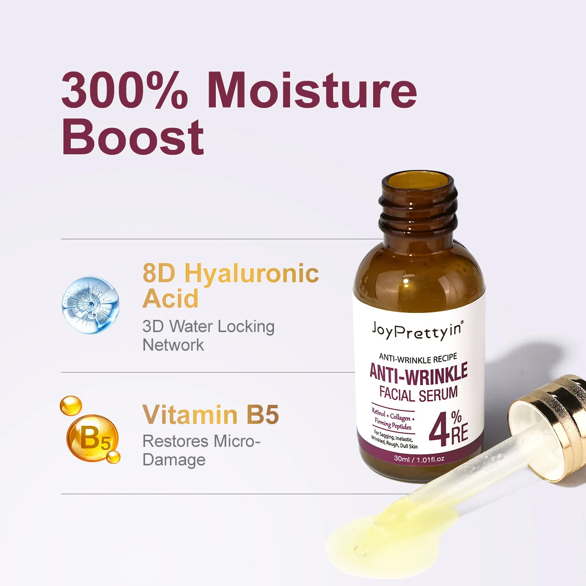 Retinol Face Serum – Anti-Aging, Firming & Moisturizing 30ml