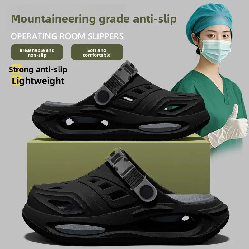 Men's EVA Anti-Slip Clog Sandals | Thick Soft Sole Beach Shoes
