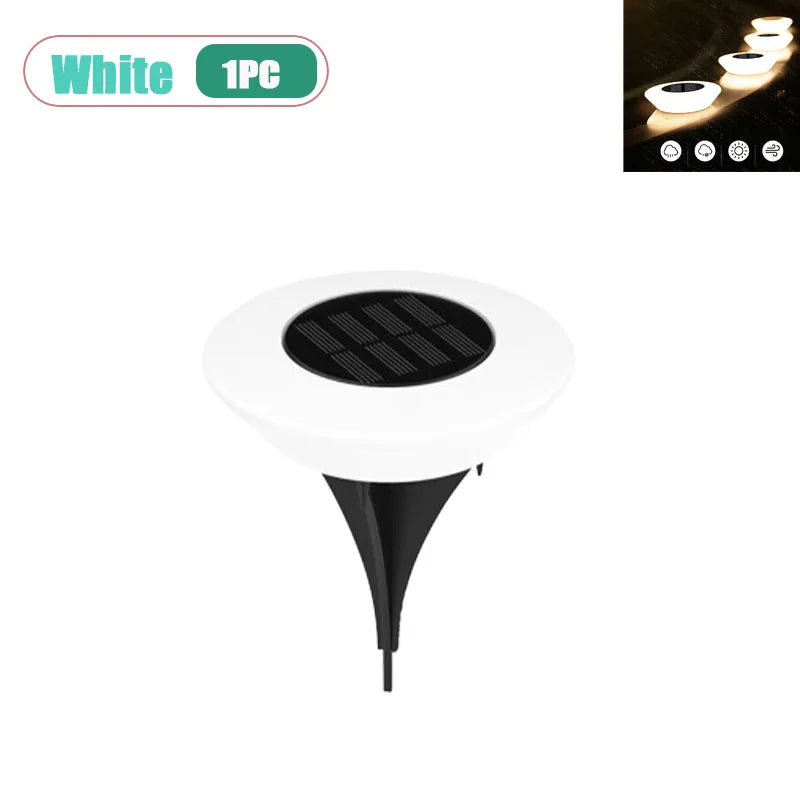 10-Pack Solar Outdoor Path Lights – IP65 Waterproof Spike Lamps