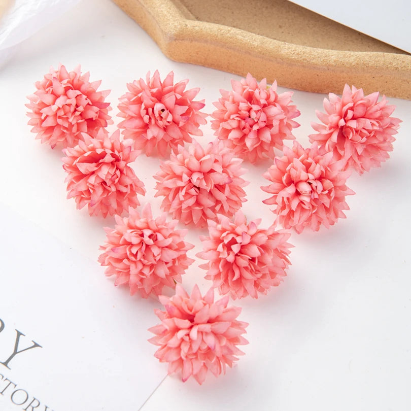 50/100 Silk Carnation Flower Heads – Wedding & DIY Décor