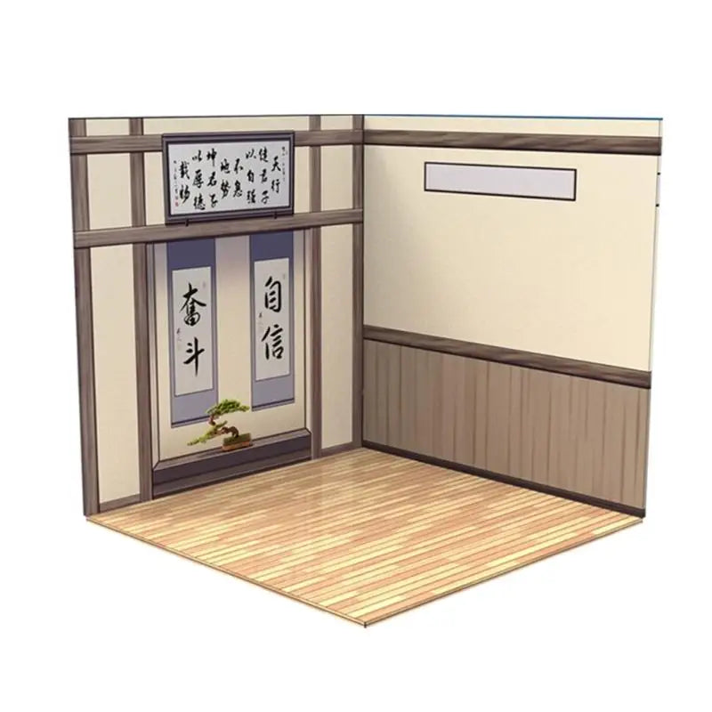 Japanese Style Collapsible Display Board for Action Figures