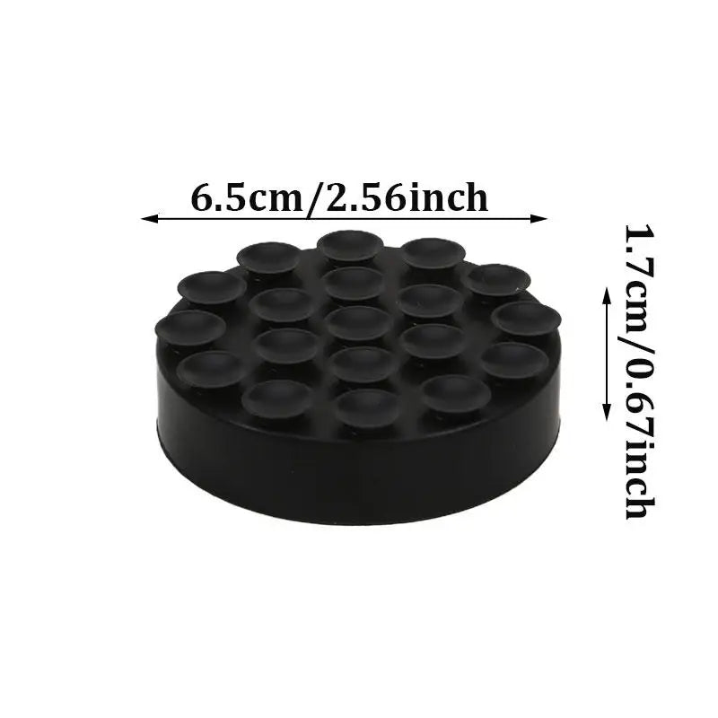 4Pcs Household Silicone Shock-absorbing Pads With Suction Cup Anti Slip Foot Pad High Base Frame Suction Cup Holder Silent Peaceful Pleasures Health and Wellness