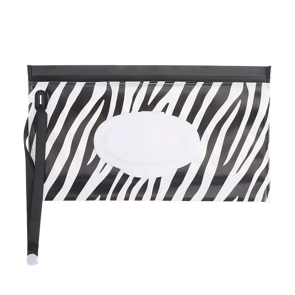 EVA Refillable Baby Wipes Pouch | Flip Cover Snap-Strap Holder