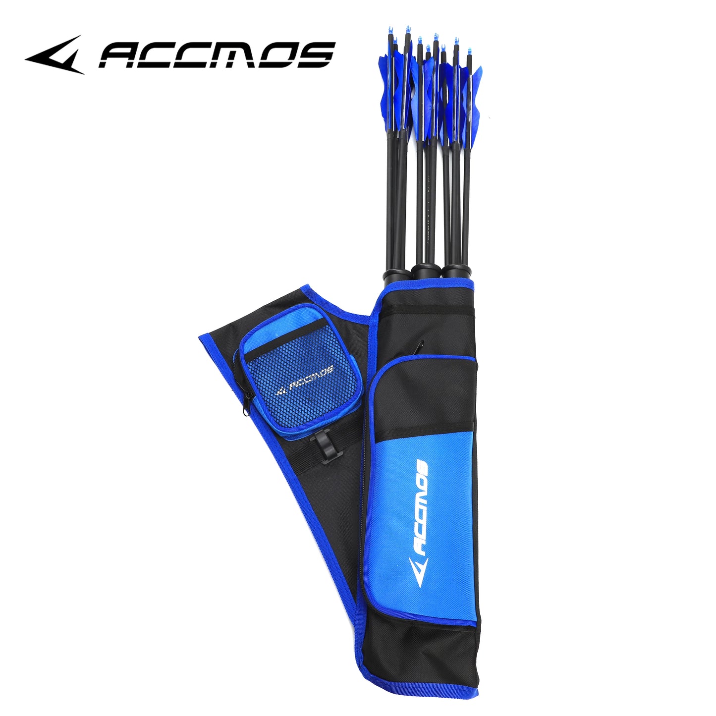 LH RH 3 Tubes Quiver Adjustable Belt Back Arrow Bag Holder Recurve
