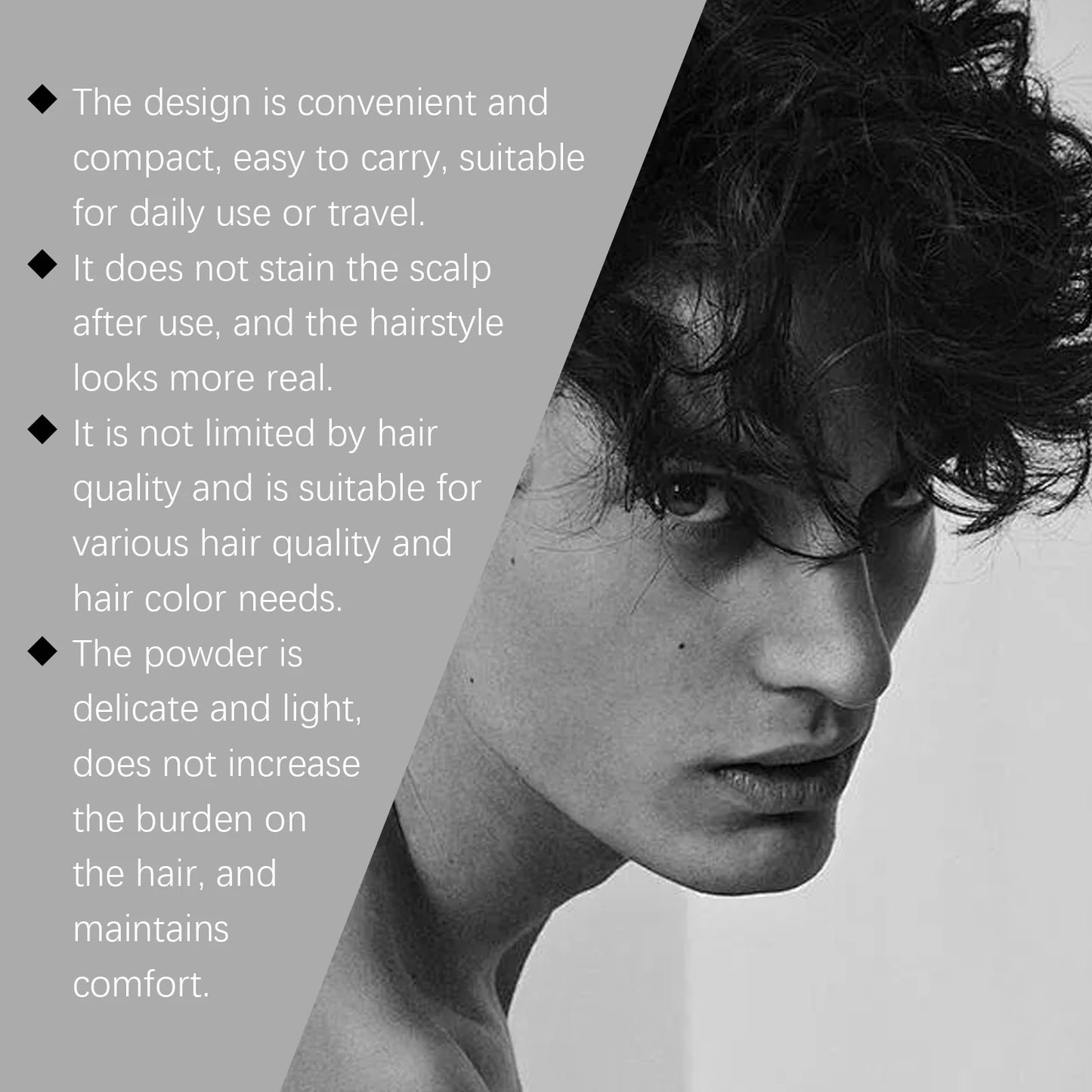 Vitamin E Hair Building Fibers Powder | Thinning Hair Cover