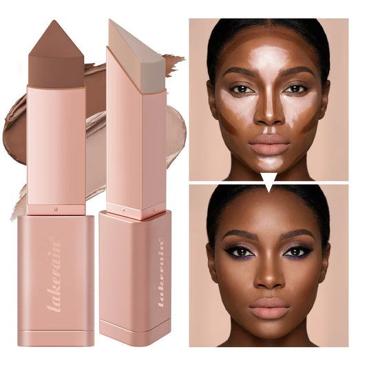 Cream Bronzer Stick and Contour Stick 2-in-1 bronzing and contouring instant depth & dimension to the face flawlessly over base Peaceful Pleasures Health and Wellness