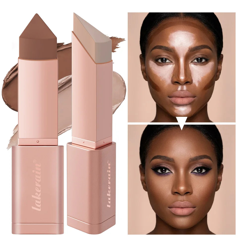 Contour Stick Bronzing Cream Bronzer Stick Contouring Instant Highlights Dark Circles Face Contour Facial Foundation Makeup Peaceful Pleasures Health and Wellness