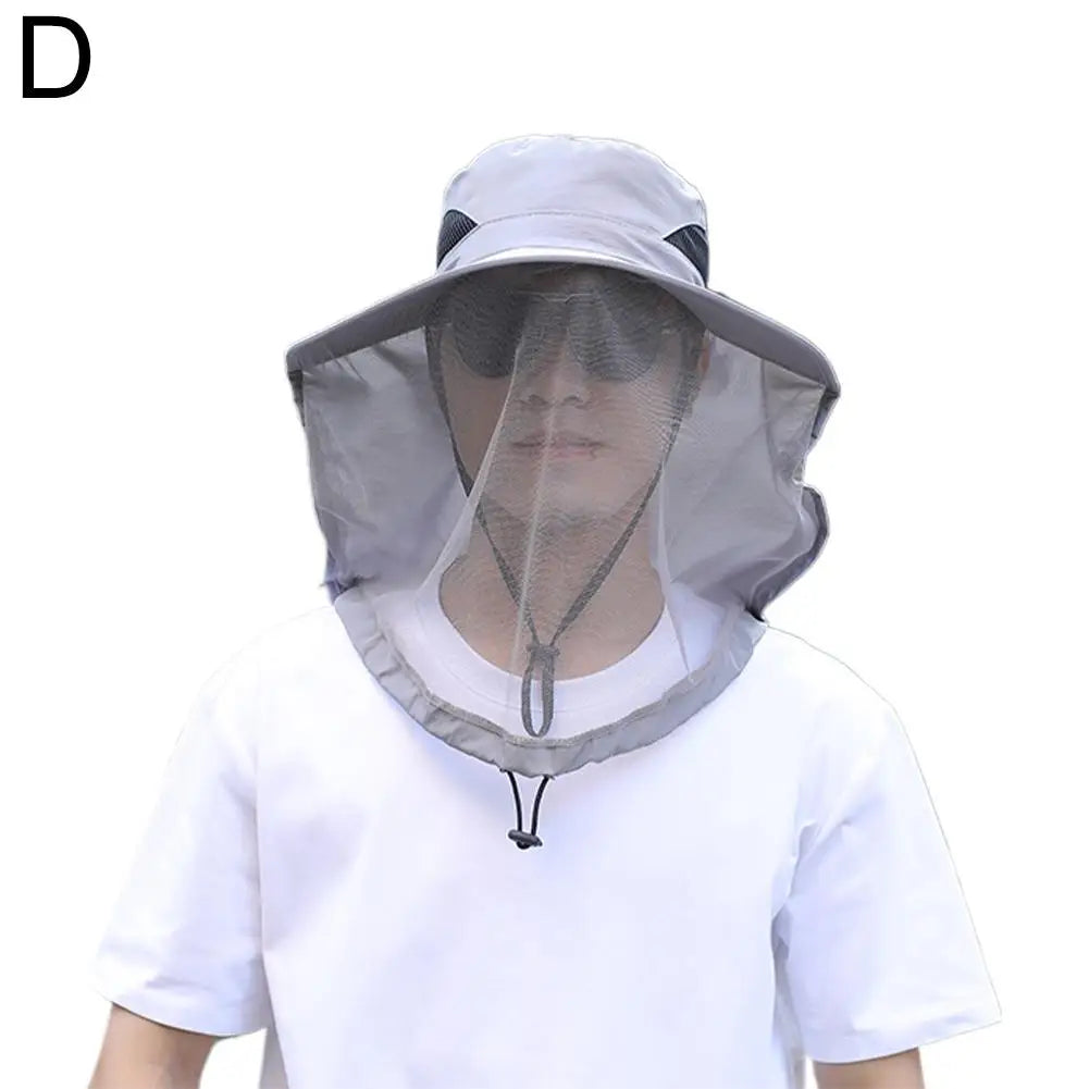 Mosquito Head Net Hat | Full Mesh Bug Shield for Fishing & Outdoors